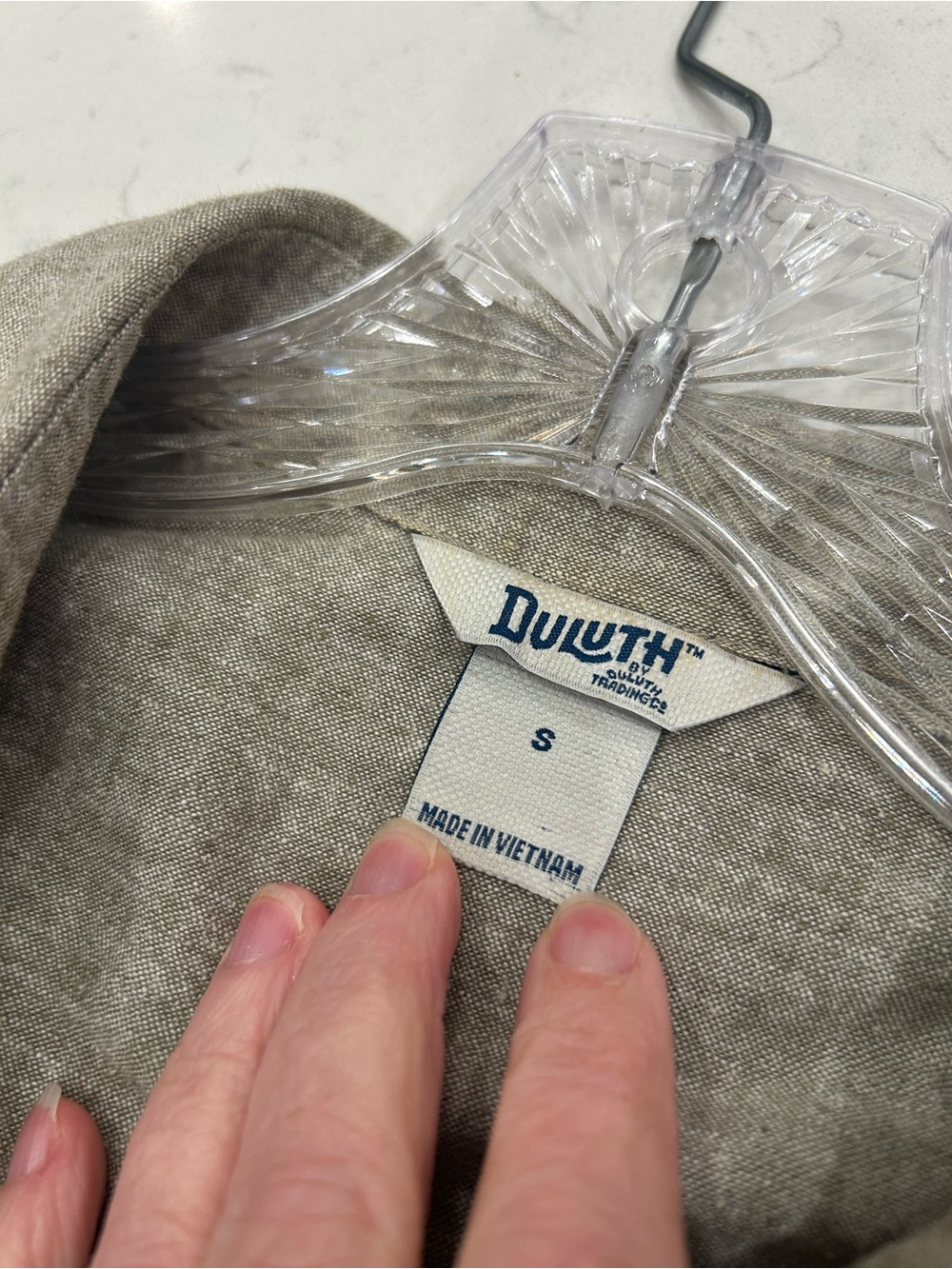 Duluth Trading Co Olive Utility Button-Up Jacket - Picture 3 of 7